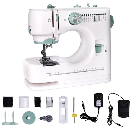 multifunctional portable sewing with foot pedal.webp